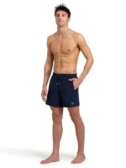 Zwemshort donkerblauw/turquoise