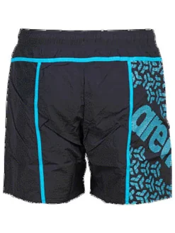 Zwemshort donkerblauw/turquoise