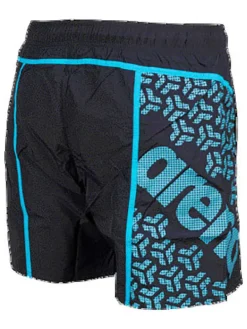 Zwemshort donkerblauw/turquoise