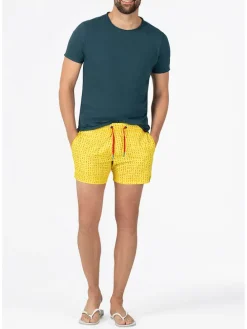 Zwemshort geel/oranje