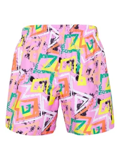 Zwemshort lichtroze/meerkleurig