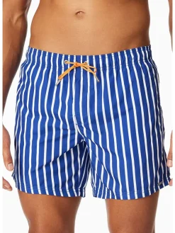 Zwemshorts blauw/wit