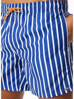 Zwemshorts blauw/wit