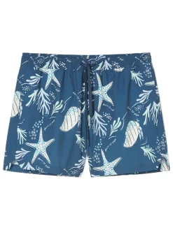 Zwemshorts blauw/wit