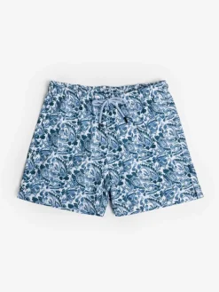 Zwemshorts blauw/wit