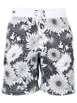 Zwemshorts "Cabana" grijs/wit