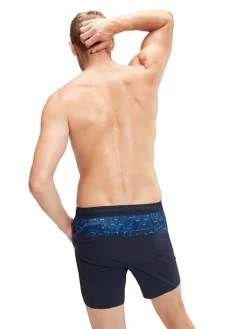 Zwemshorts "Eco Xpress" donkerblauw/lichtblauw