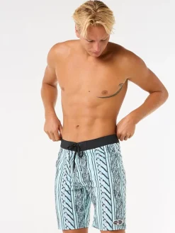 Zwemshorts "Mirage Heritage Vert" lichtblauw