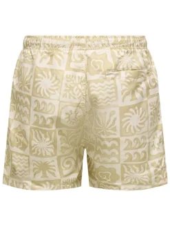 Zwemshorts "Onsprint" beige