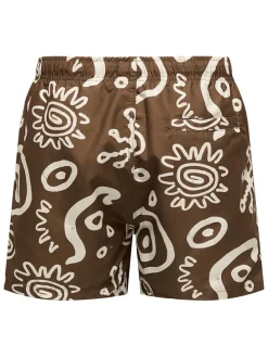 Zwemshorts "Onsprint" bruin