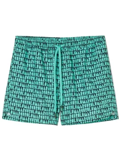 Zwemshort turquoise/zwart